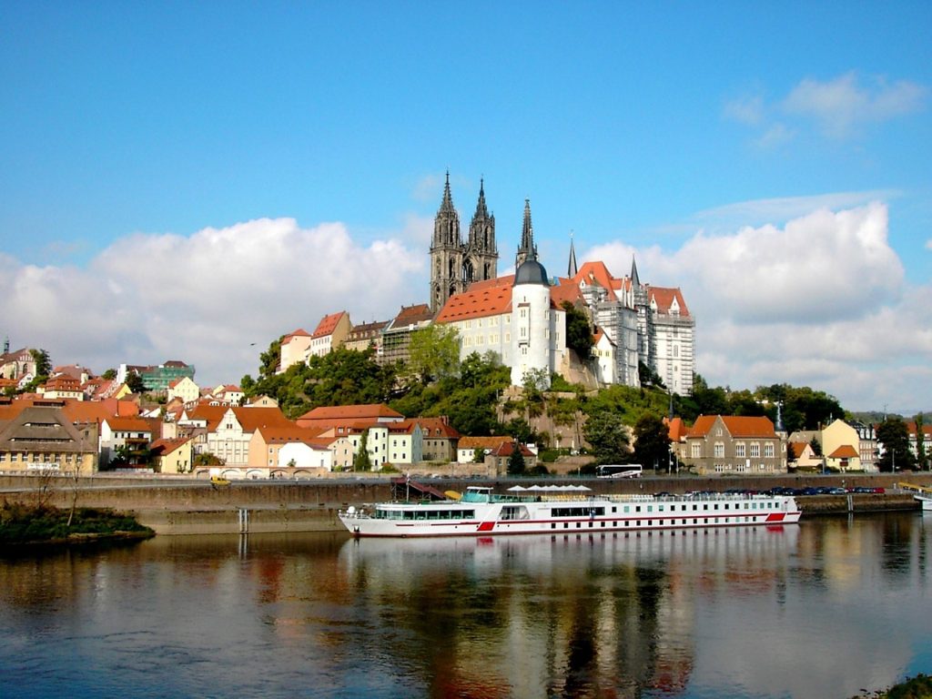 Meissen mit der Elbe